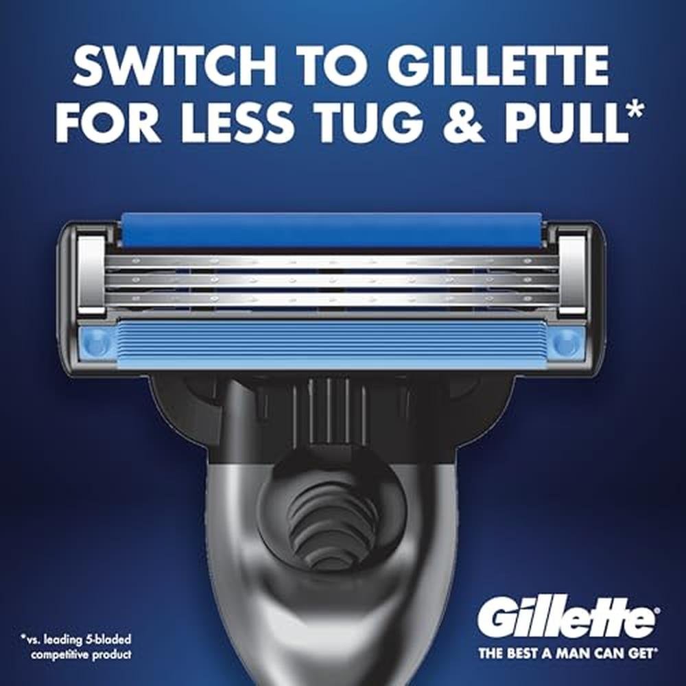 Razor Gillette: Gillette Mach3 Shaving Razor for Men – Side View