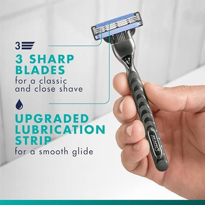 Razor Gillette: Gillette Mach3 Shaving Razor for Men – Close-up Detail