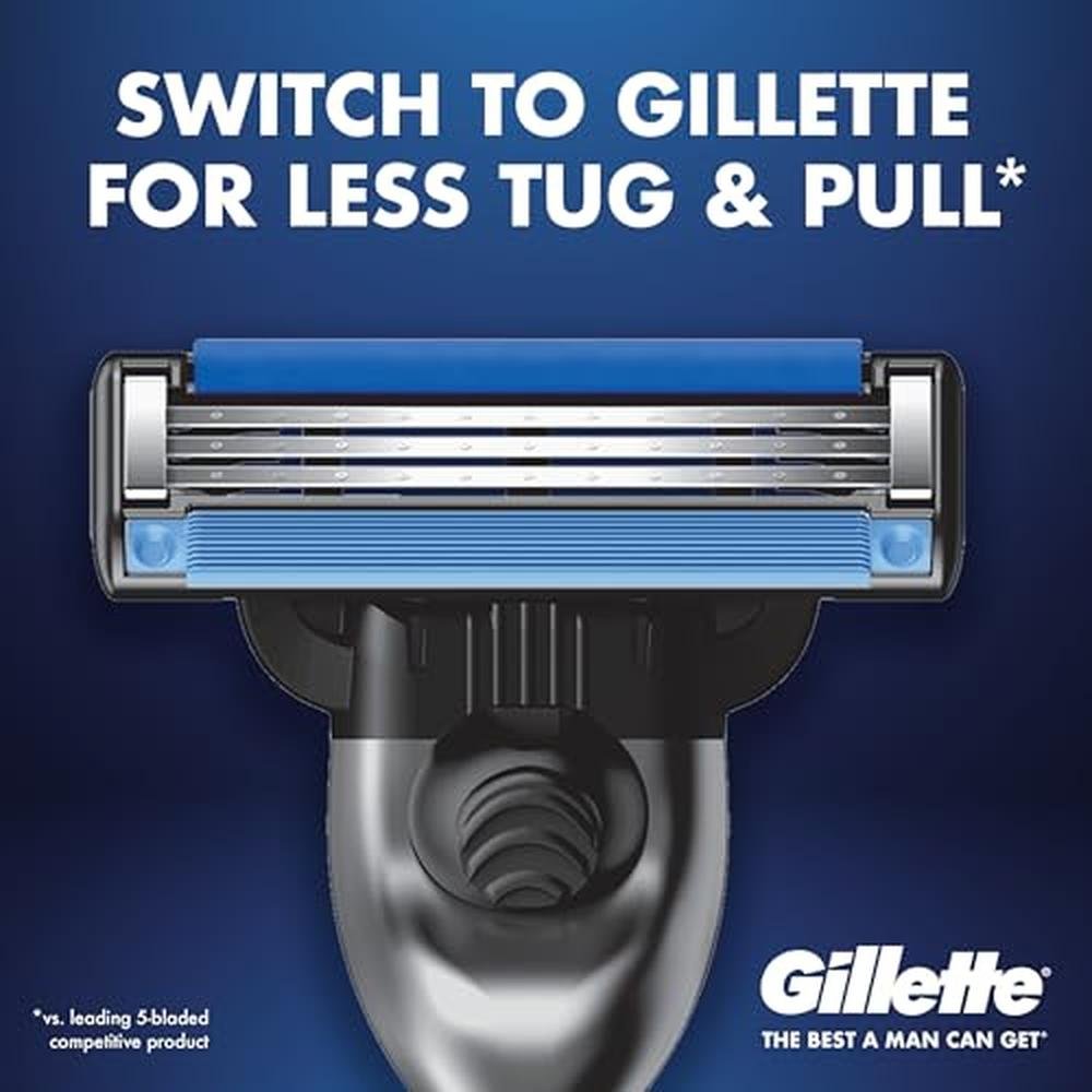 Razor Gillette: Gillette Mach3 Shaving Razor for Men – Side View