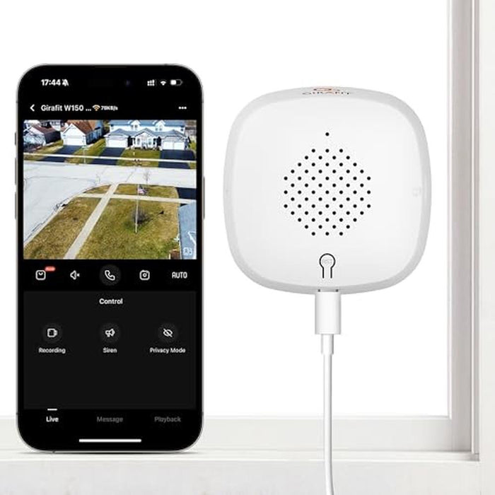 Girafit 3MP: 2K Window Camera 2.4GHz 5GHz WiFi Indoor – Front View