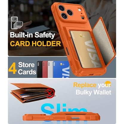 iPhone Case: Givelot iPhone 17 Pro Case with Card Holder – Side View
