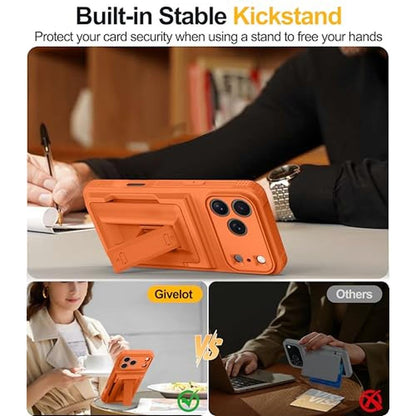 iPhone Case: Givelot iPhone 17 Pro Case with Card Holder – In Use