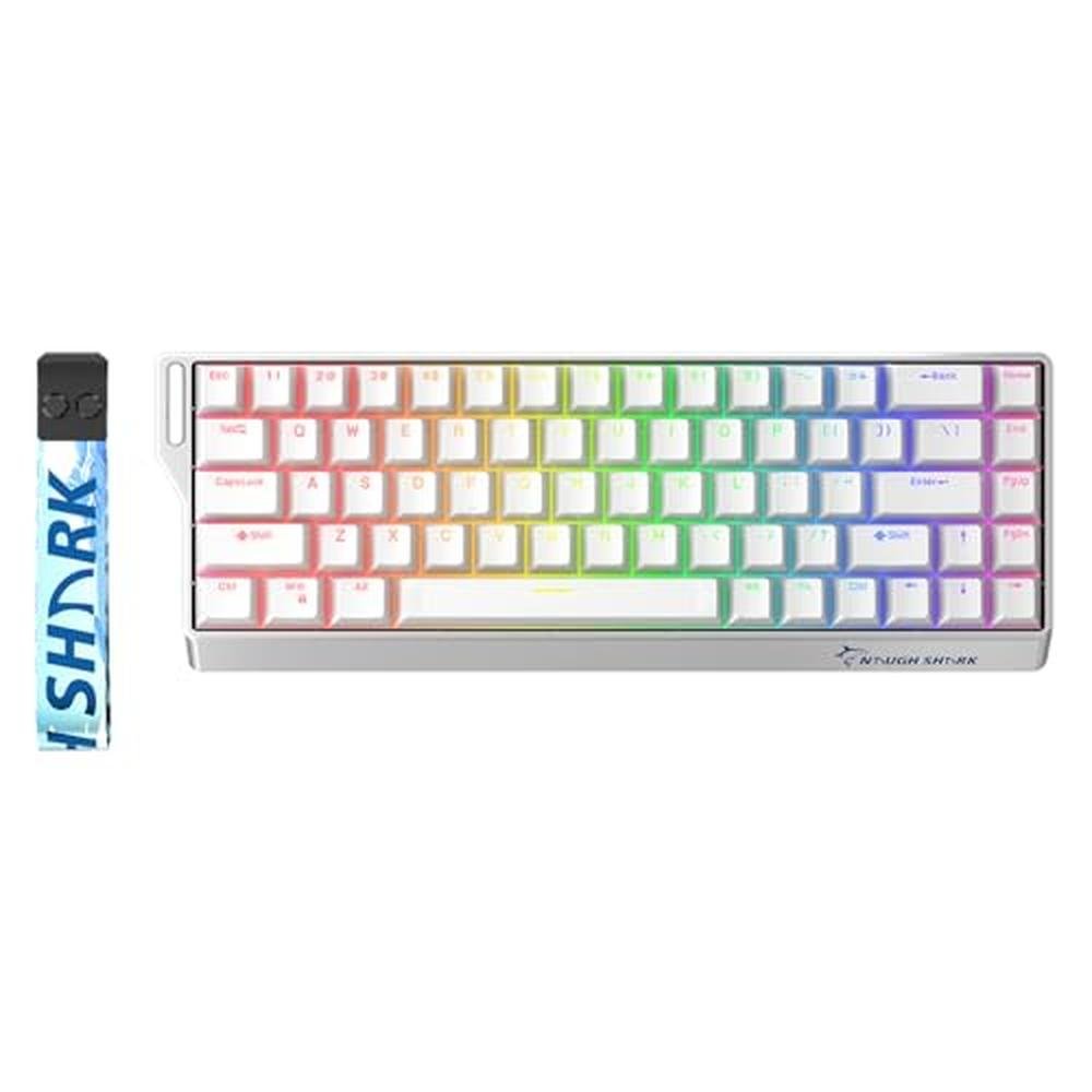 Gaming Keyboard: GAMAKAY NS68 Rapid Trigger Wired 65% Hall – Front View