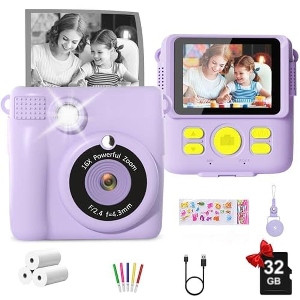 GKTZ Kids Instant Print Camera – Front View