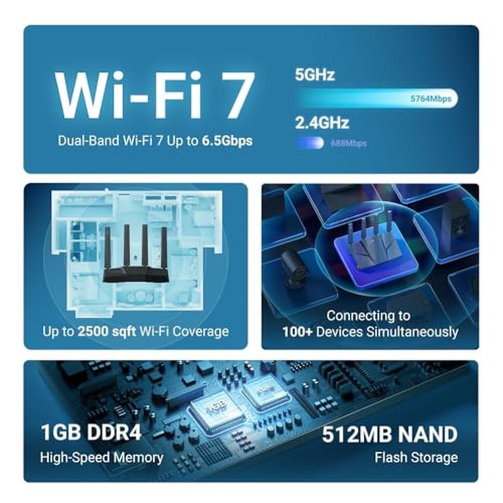 GL.iNet GL-BE6500 (Flint 3e) WiFi 7 Router – In Use