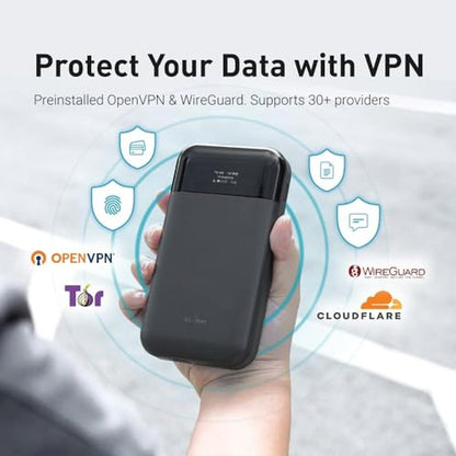 GL.iNet GL-E750V2 (MUDI) 4G LTE Portable Wi-Fi Hotspot for – Packaging