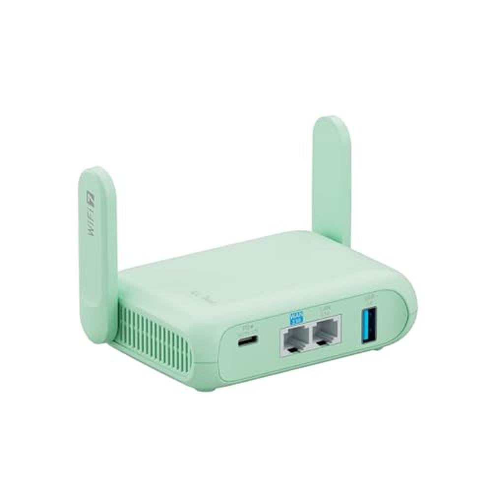 GL.iNet GL-MT3600BE (Beryl 7) Portable Travel Router – Side View