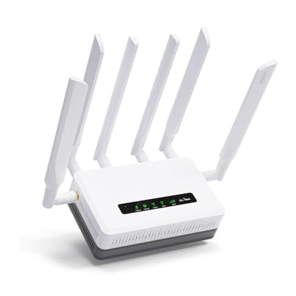 GL.iNet GL-XE3000 (Puli AX) 5G Router with Dual SIM Card – Front View