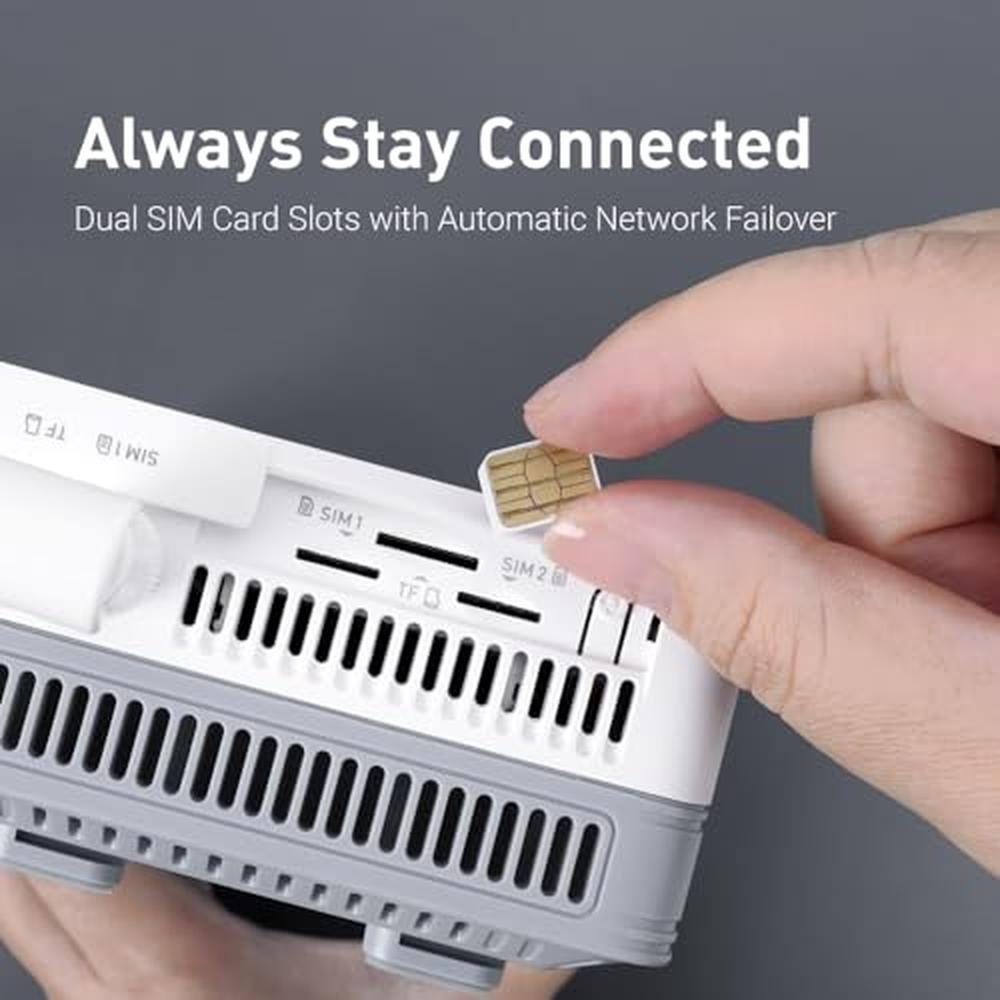 GL.iNet GL-XE3000 (Puli AX) 5G Router with Dual SIM Card – Close-up Detail