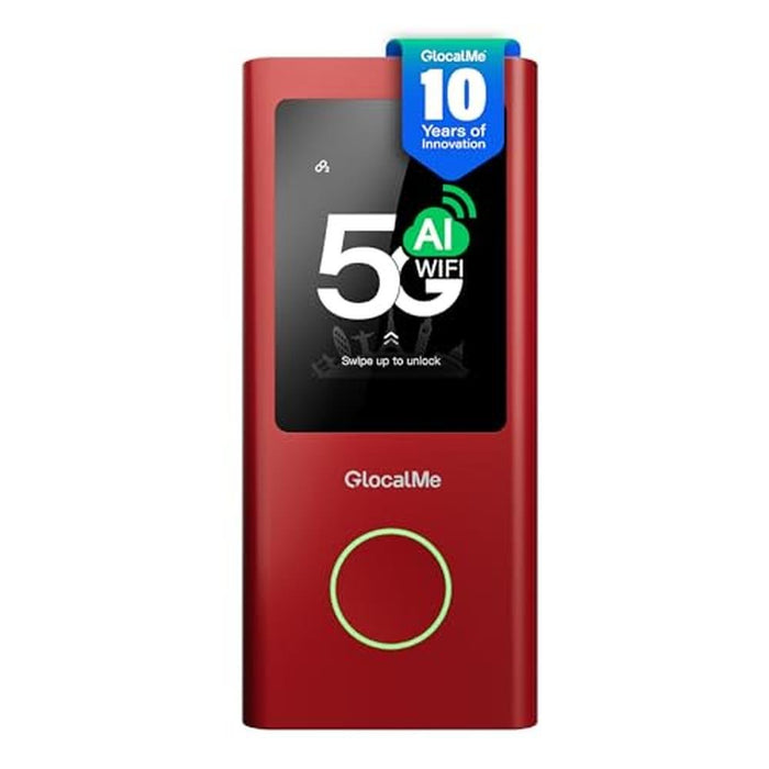 Hotspot Wifi: GlocalMe Red Numen Air 5G Mobile Hotspot – Front View