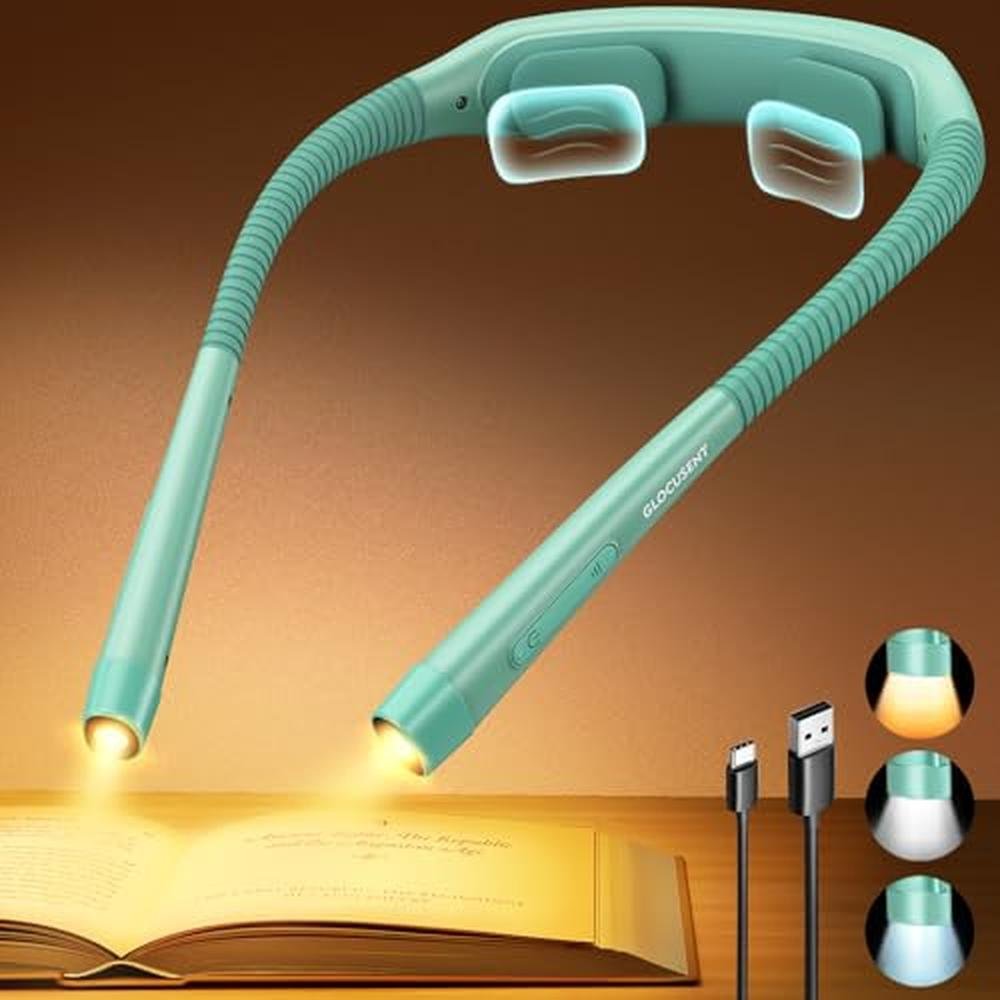 Glocusent Ergonomic Reading Light – Front View
