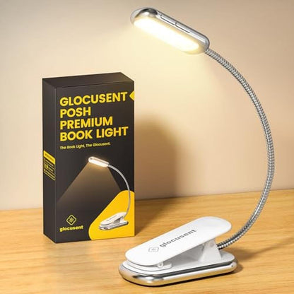 Light Book: Glocusent Posh Premium Book Light – Front View