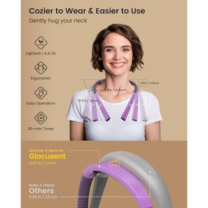 Reading Light: Glocusent Upgraded LED Neck Reading Light – Side View