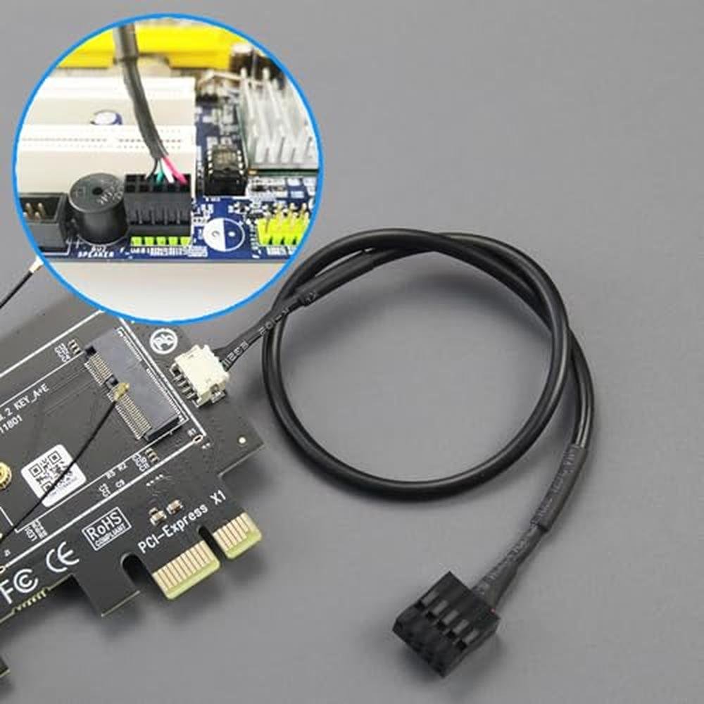 WiFi: GLOTRENDS WA01 M.2 E Key to PCIe X1 WiFi Bluetooth – In Use