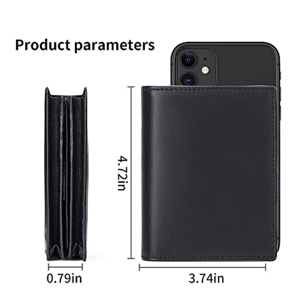 GOIACII Wallets for Men Large Capacity Genuine Leather RFID – In Use