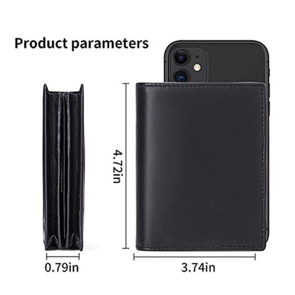 GOIACII Wallets for Men Large Capacity Genuine Leather RFID – In Use
