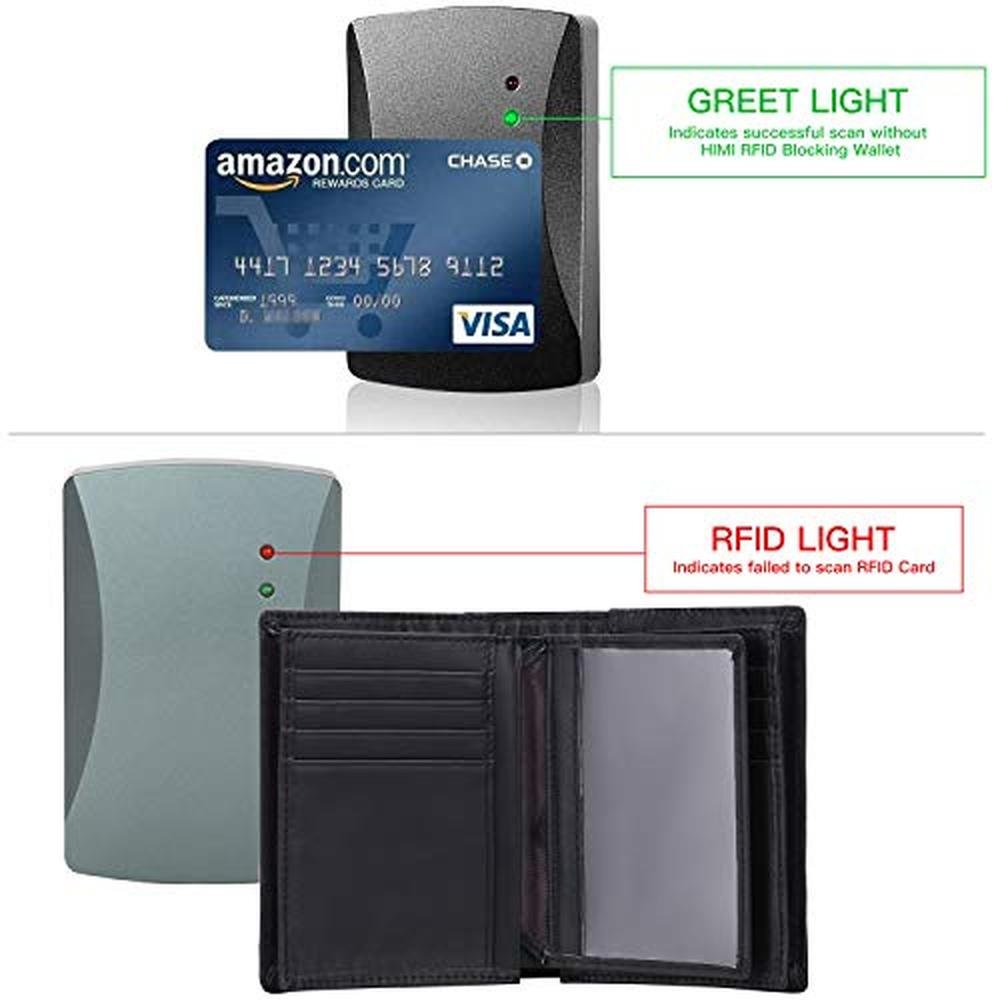 GOIACII Wallets for Men Large Capacity Genuine Leather RFID – Packaging