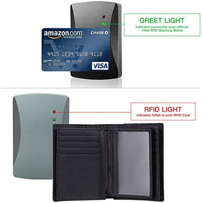 GOIACII Wallets for Men Large Capacity Genuine Leather RFID – Packaging