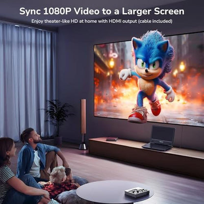 GOnavidio 17.6 Portable Blu Ray DVD Player – Close-up Detail