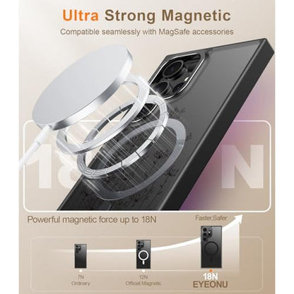 Galaxy S25 Ultra Case: Goodon Wireless Charging Compatible – Side View