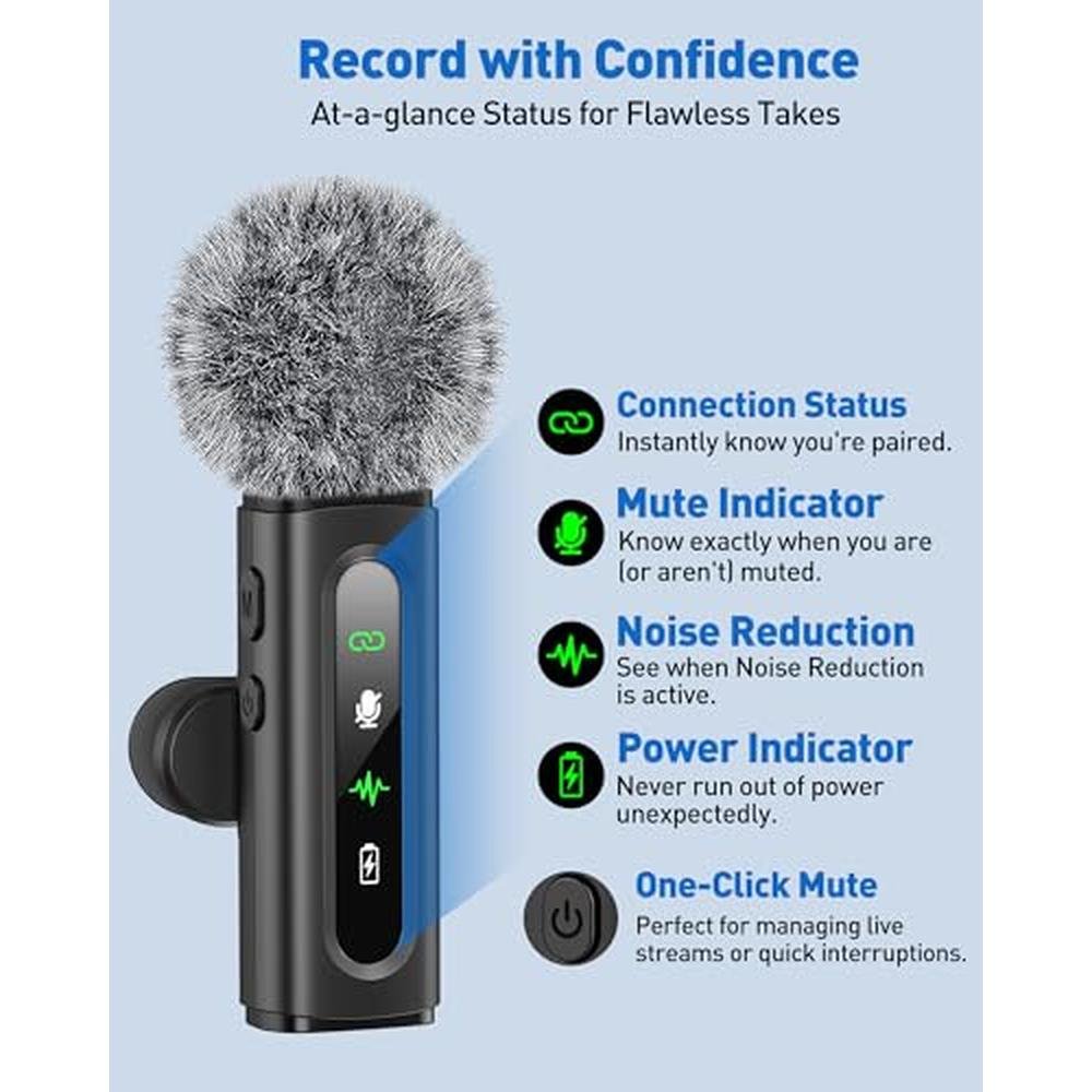 Recording Clip: GoorDik Wireless Lavalier Microphone 4-in-1 – In Use