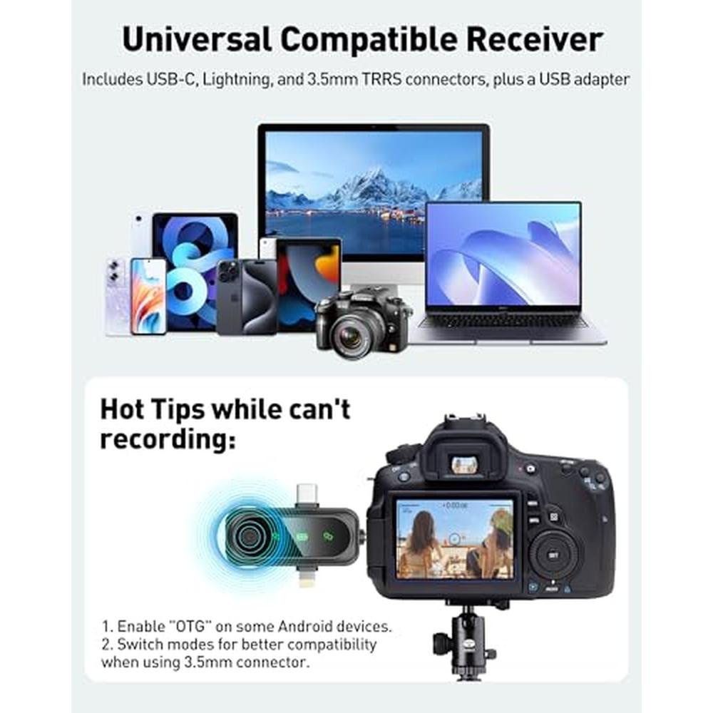 Recording Clip: GoorDik Wireless Lavalier Microphone 4-in-1 – Packaging