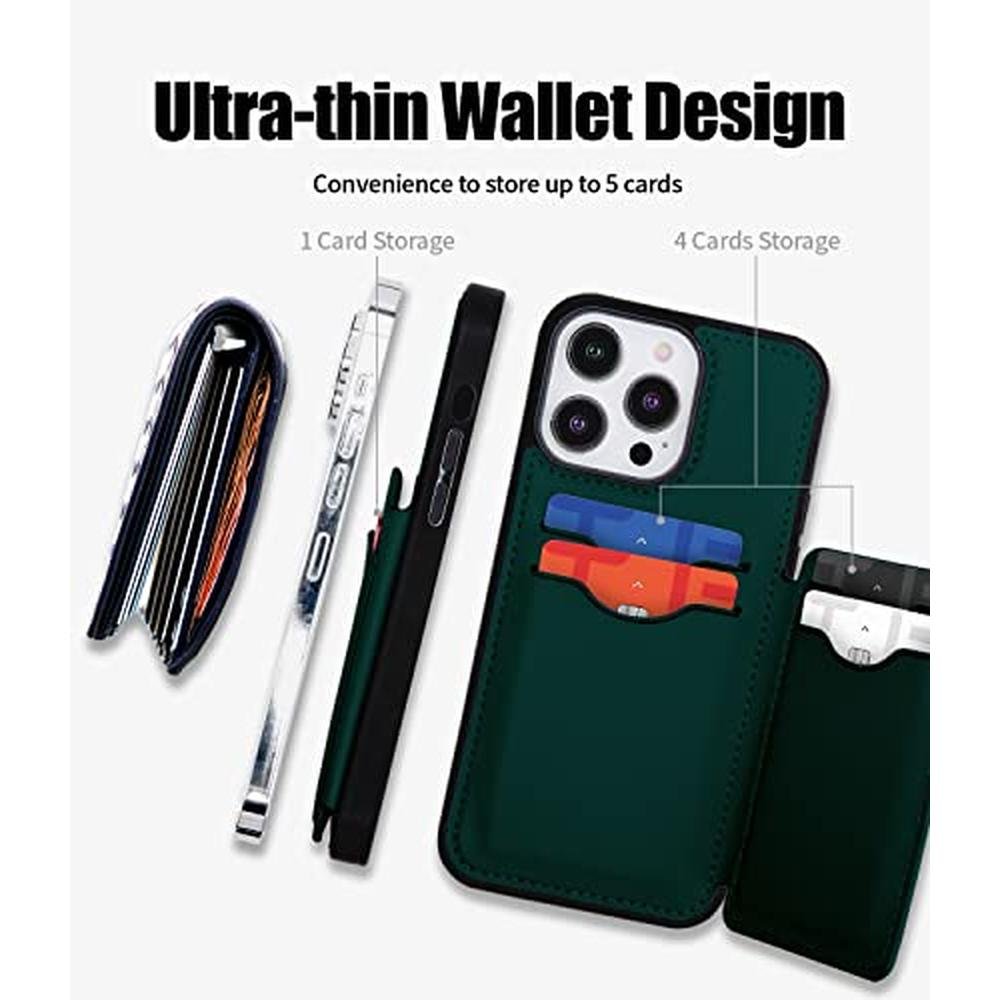 Case Goospery: Goospery Balance Fit 5 Card Case Compatible – Close-up Detail