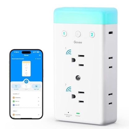 Govee Smart Plug Outlet Extender – Front View