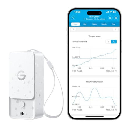 Outdoor Temperature and Humidity Sensor – Front View