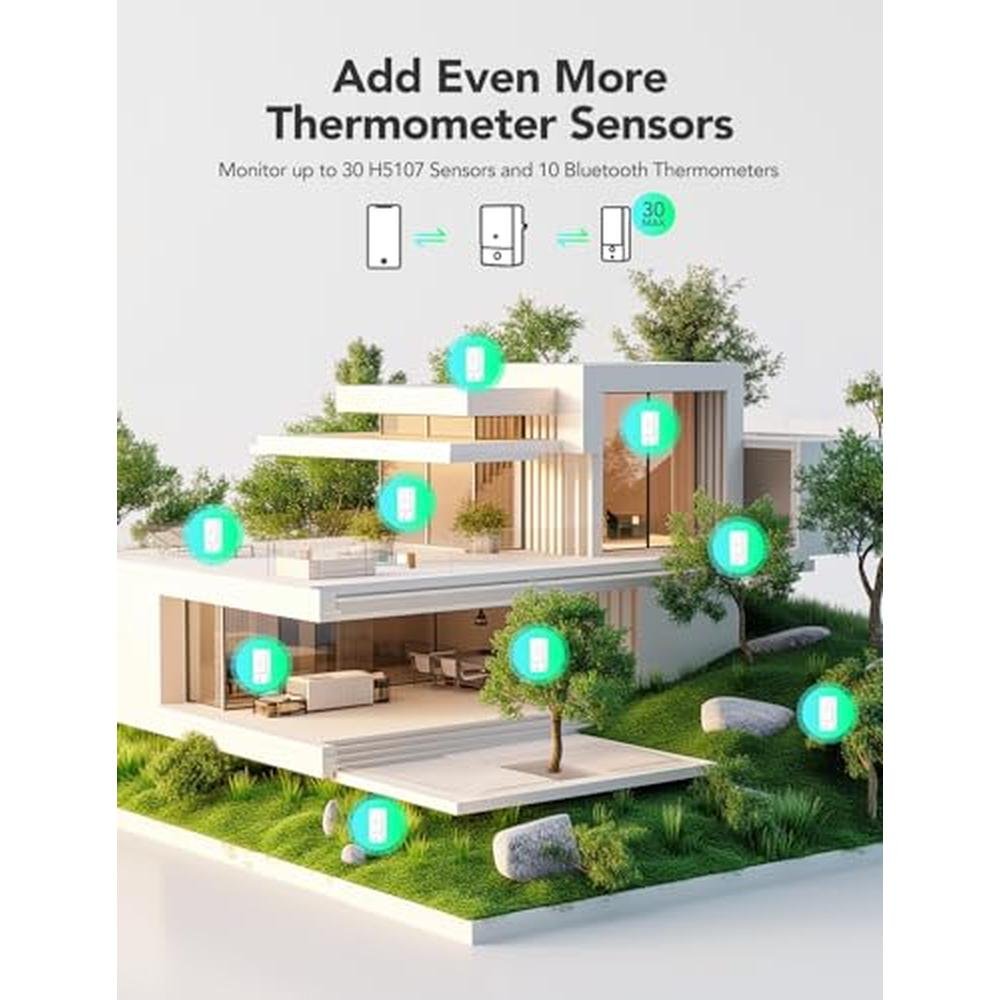 Outdoor Temperature and Humidity Sensor – Close-up Detail