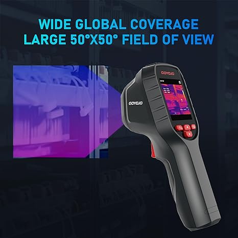GOYOJO GW192 SuperIR 192x192 Thermal Imaging Camera - 25Hz, Handheld, 8-Hour Battery, IP54 Rated - Superior to 160x120 - Ideal for Home Inspection, HVAC, Electrical, Water Leak Detection