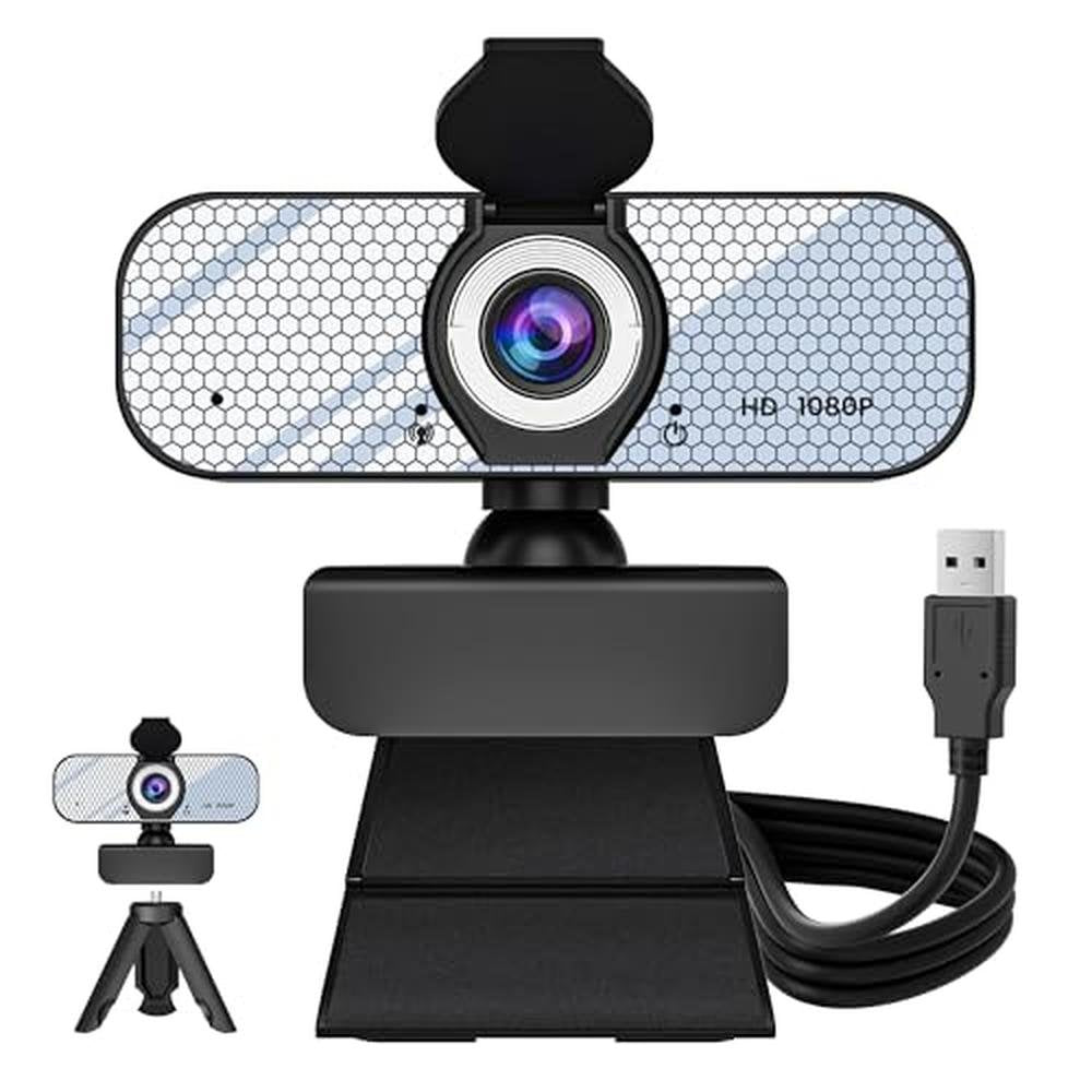 Webcam GOZVRPU: GOZVRPU 1080P HD Webcam with Built-in – Front View