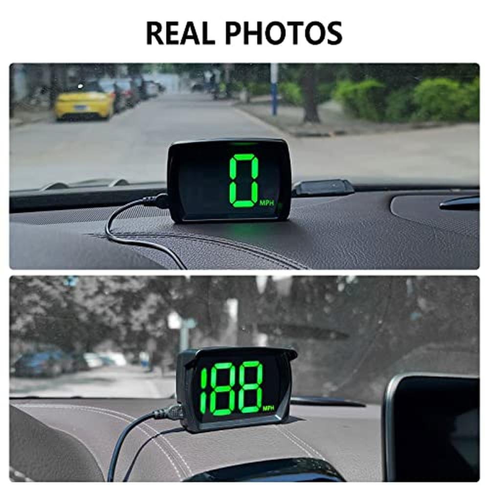 Speed GPS: GPS Digital Speed Meter Speedometer HUD with MPH – Side View