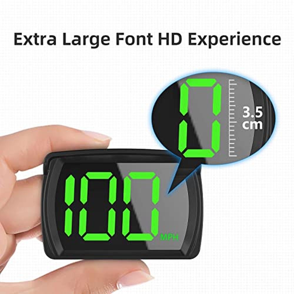 Speed GPS: GPS Digital Speed Meter Speedometer HUD with MPH – Packaging