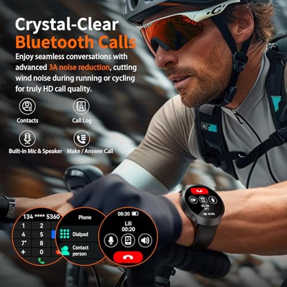 GPS Watch: SOUYIE SW-9 AI ChatGPT Fitness Smartwatch – Close-up Detail