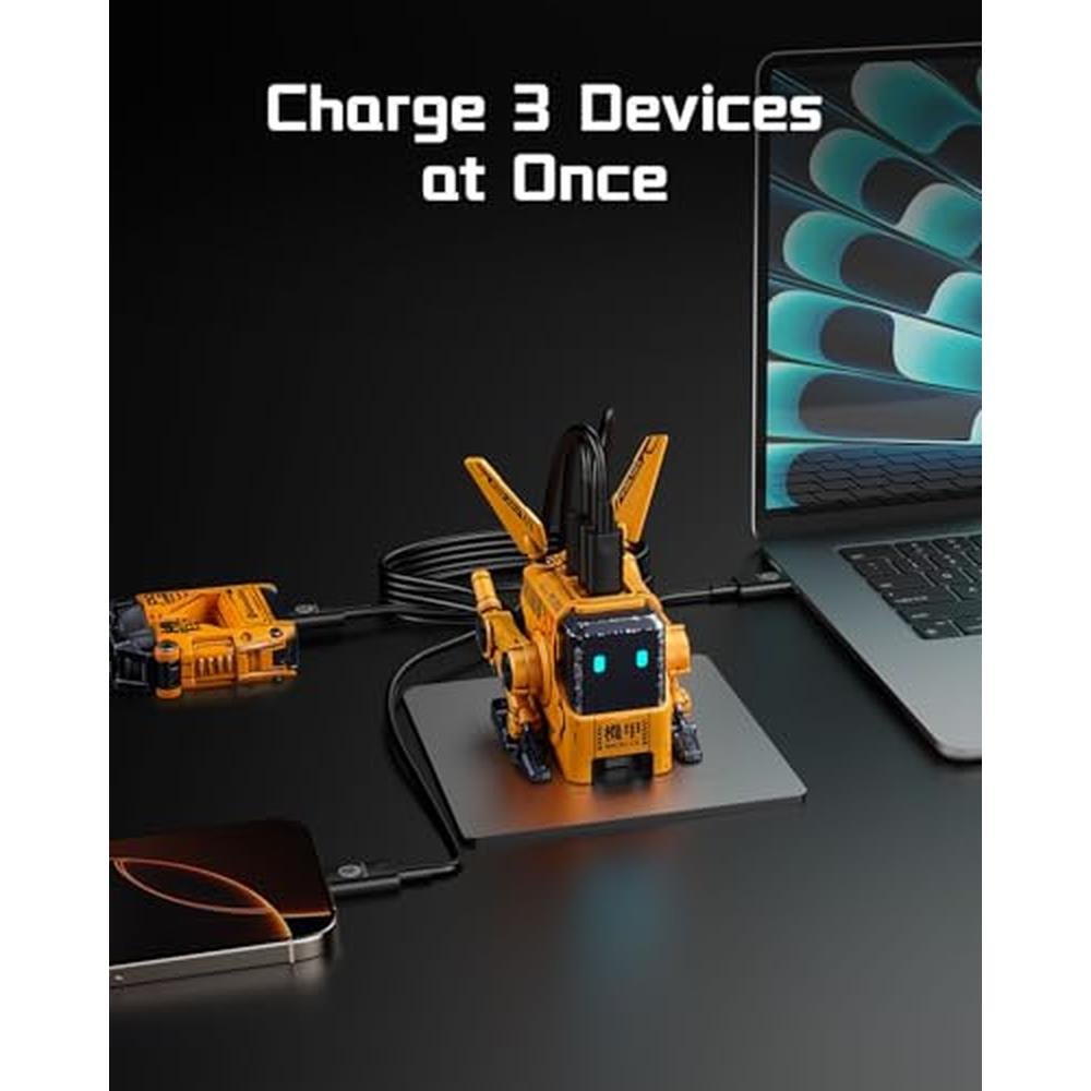 65W Charger: GravaStar Alpha65 Fast Charger – Close-up Detail