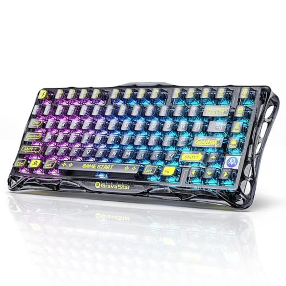 Gaming Keyboard: GravaStar Mercury K1 Lite 75% – Front View
