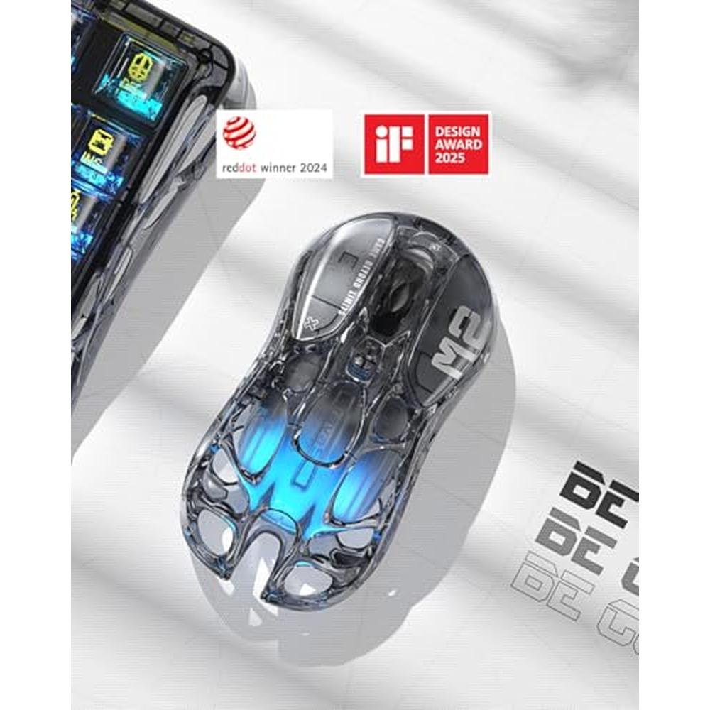 Gravastar Mercury M2: Wireless Gaming Mouse with 26 – Side View