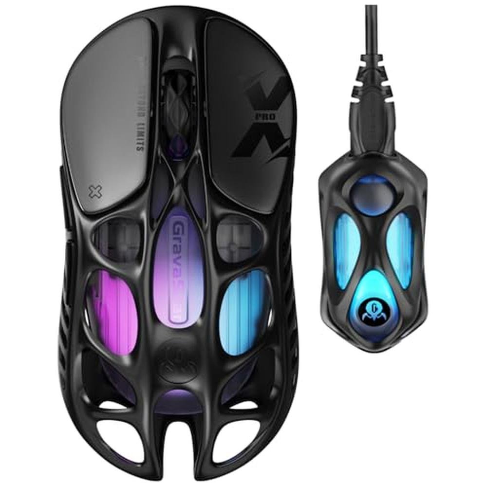 Gravastar Mercury X Pro Wireless Gaming Mouse – Front View