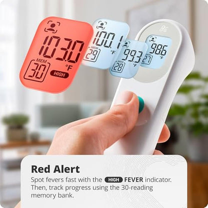 Thermometer Greater: Greater Goods No-Touch Infrared – In Use