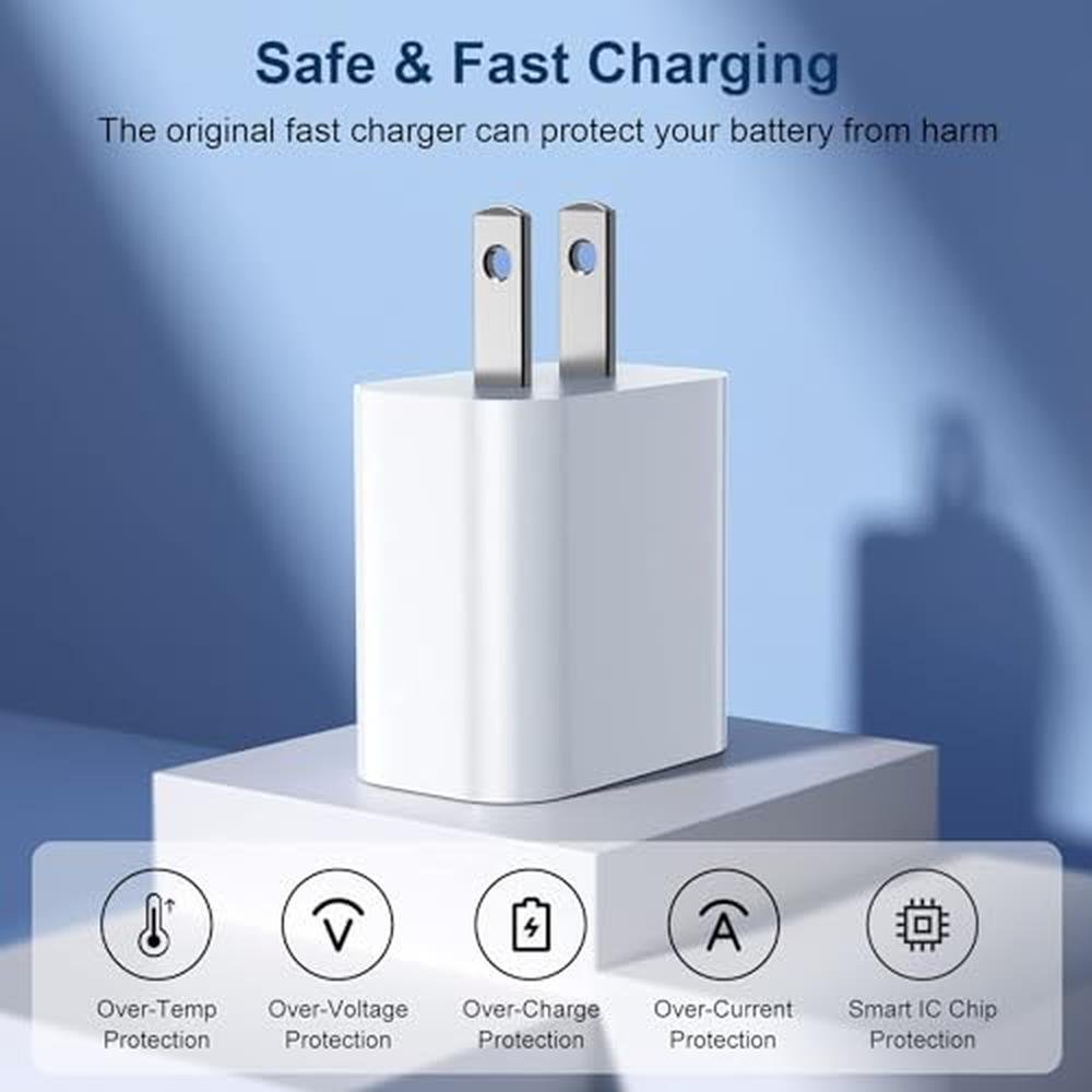 iPhone Charger: GREPHONE 20W PD USB C Wall Charger – Close-up Detail