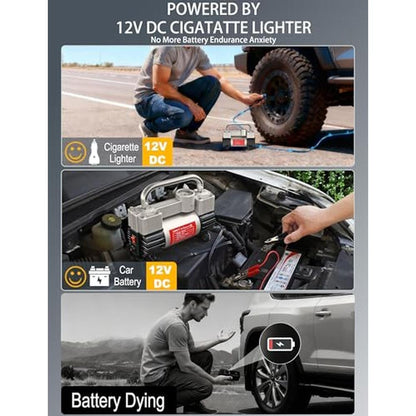Car Air Compressor: GSPSCN 6X Faster Inflation Tire – Packaging
