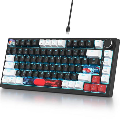 Guffercty Keyboard: Guffercty Kred 75 Gasket Mounted Gaming – Front View