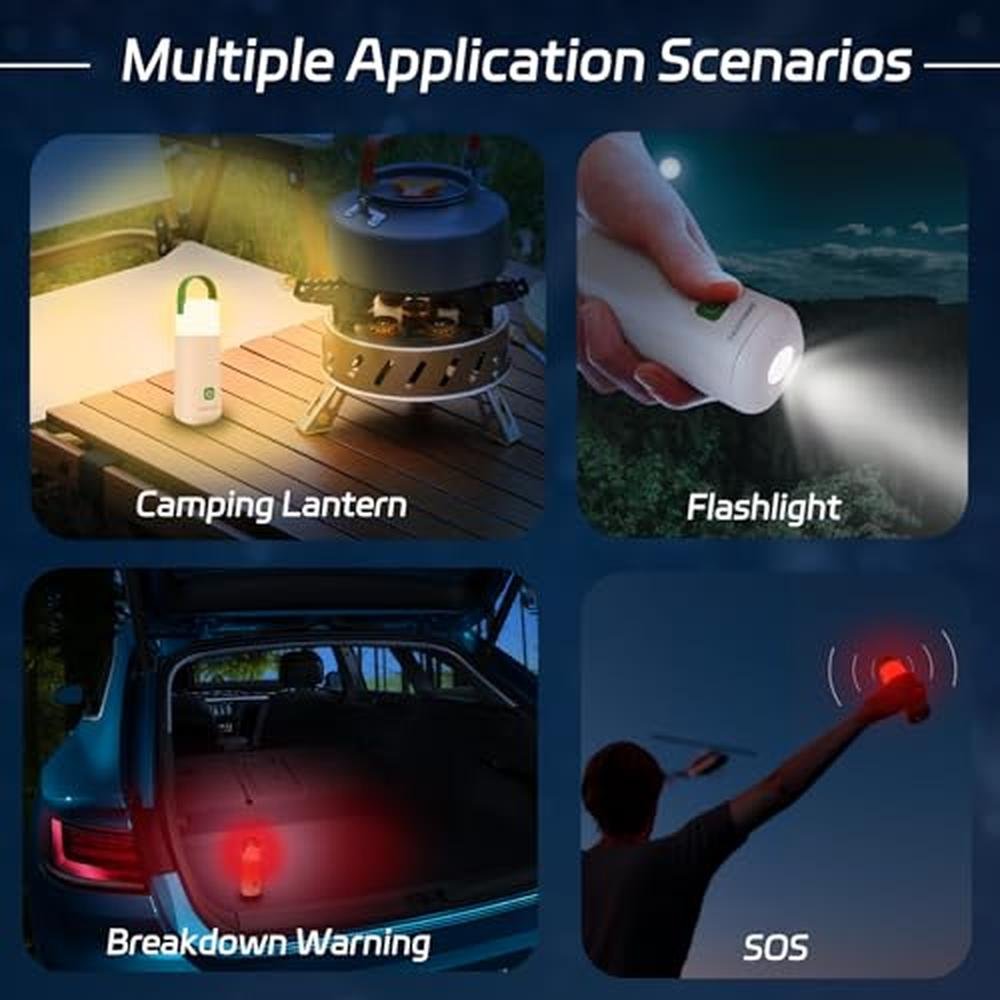 Lantern Halostorms: HALOSTORMS Camping Lantern 350 Hours – Side View