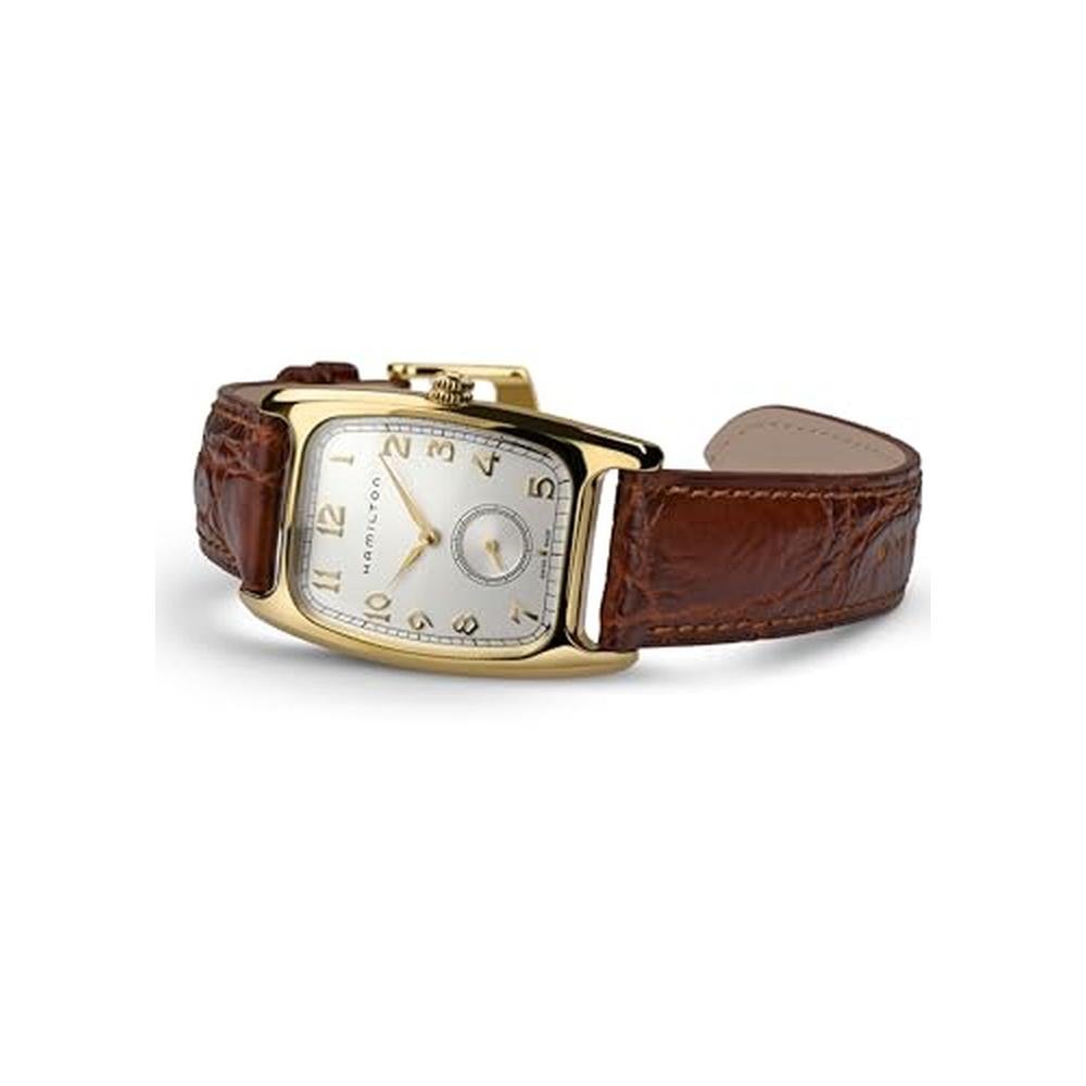 Men Watch: Hamilton American Classic Boulton Quartz Men's – Side View
