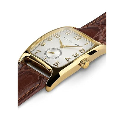 Men Watch: Hamilton American Classic Boulton Quartz Men's – Close-up Detail