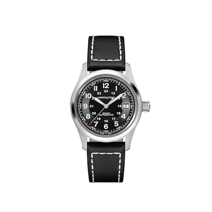 Men Watch: Hamilton Khaki Field Automatic 38mm Stainless – Front View