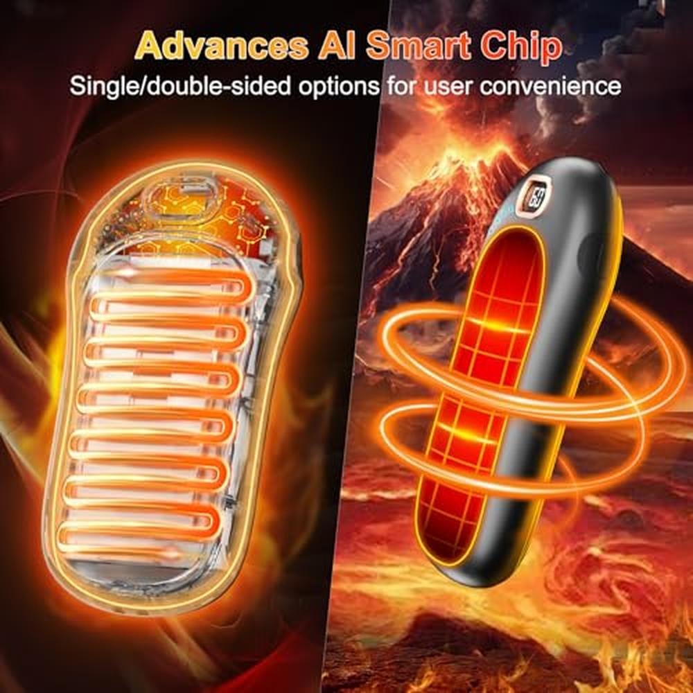 Hand Warmers: Rechargeable 2-Pack Electric Reusable Hand – Close-up Detail