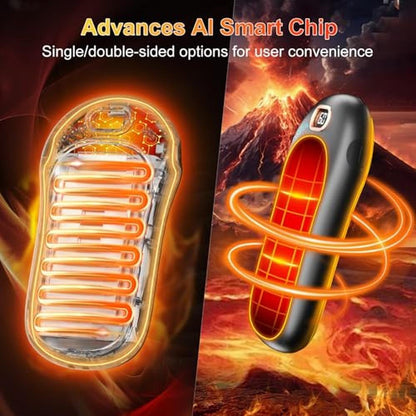 Hand Warmers: Rechargeable 2-Pack Electric Reusable Hand – Close-up Detail