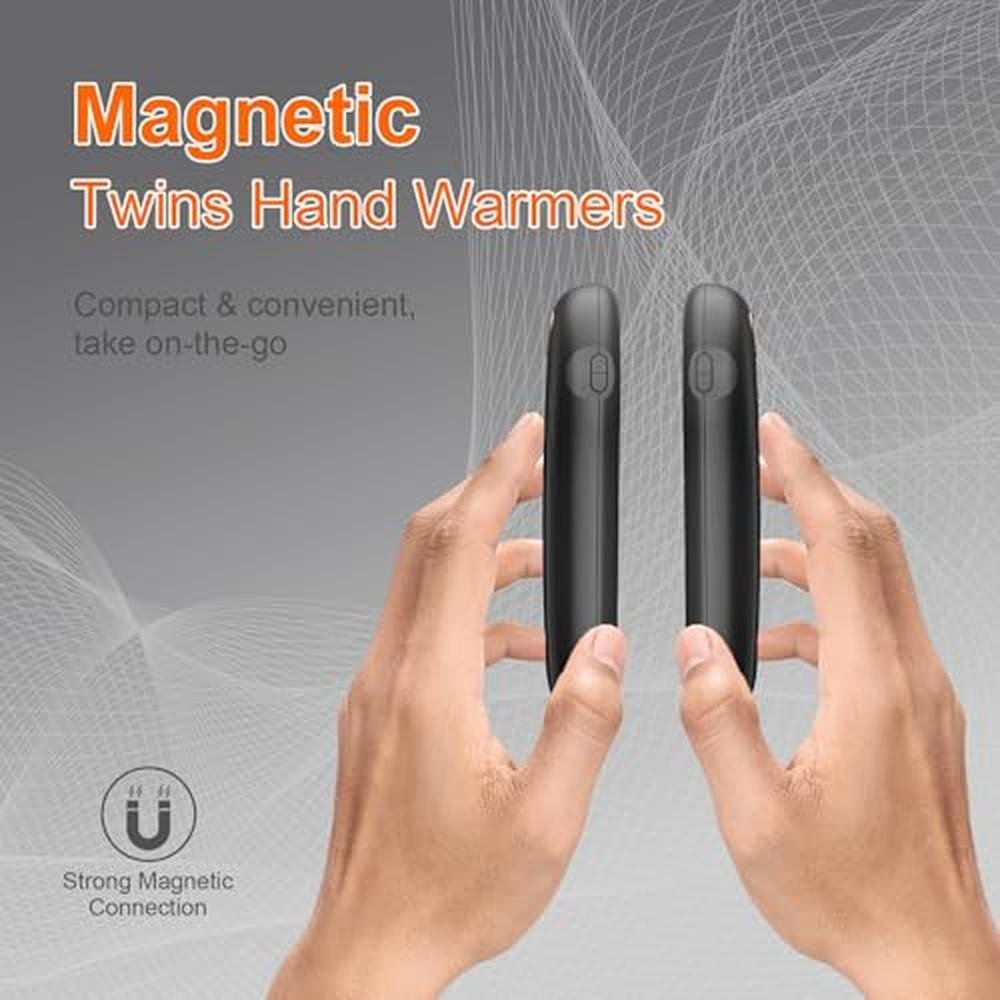 Hand Warmers: Rechargeable 2-Pack Electric Reusable Hand – In Use